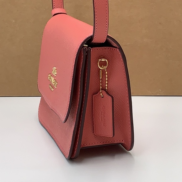 COACH Mini Brynn Crossbody COLOR:
Gold/Taffy - Picture 6 of 16